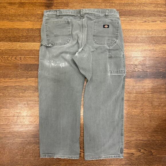 (44x30) Dickies Double Knee Work Pants - Gray - Picture 2 of 7